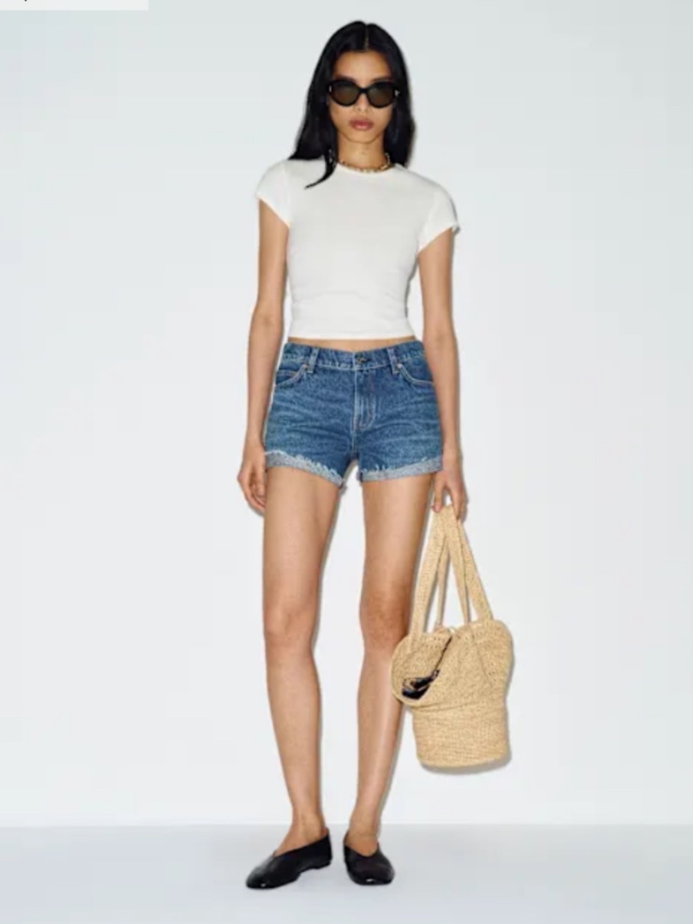 Reformation Sutton Low Rise 2.5" Slouchy Jean Cutoff Shorts
